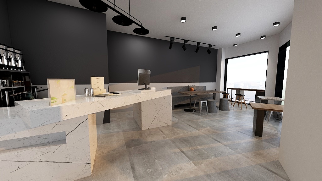 嚣张de小张-奶茶店-装修设计方案