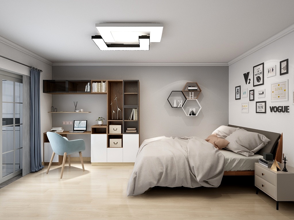 湘江雨梦-新中西街小区12号楼1单元204-装修设计方案