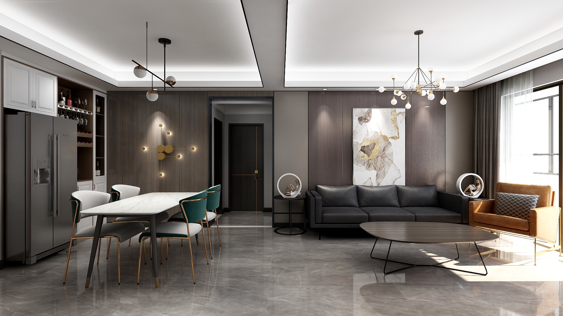 室内设计秦-德胜河一号-装修设计方案