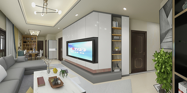 139****0844jGqu-瑞和园89.50㎡B户型3室2厅1卫-装修设计方案