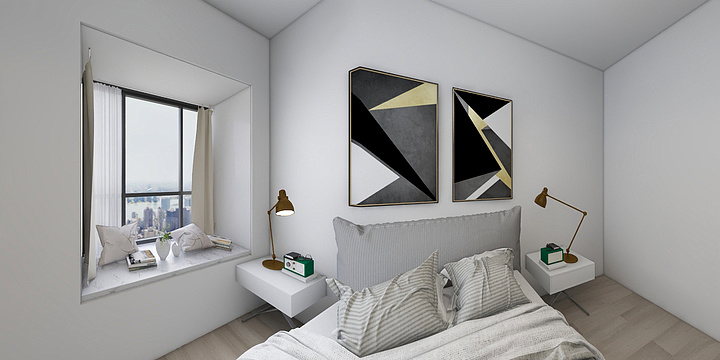 彭兰L-邦泰天著E1-124平方-装修设计方案