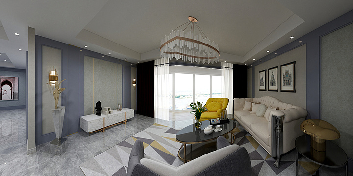 刘美琳WV-国际公寓南区7幢葛总府邸-装修设计方案