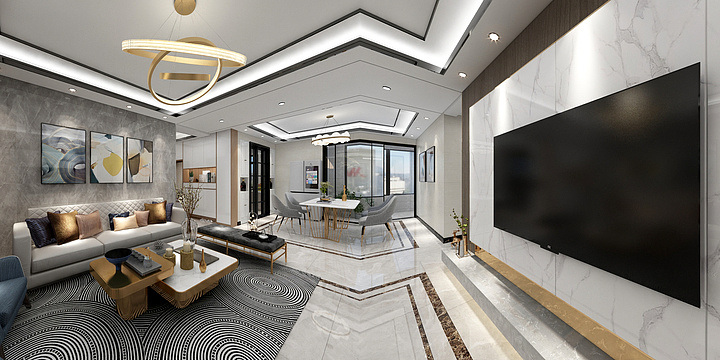 53-体Ysux-客餐厅-装修设计方案