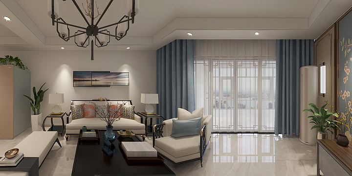 设计全景展示-政合花园C区-装修设计方案