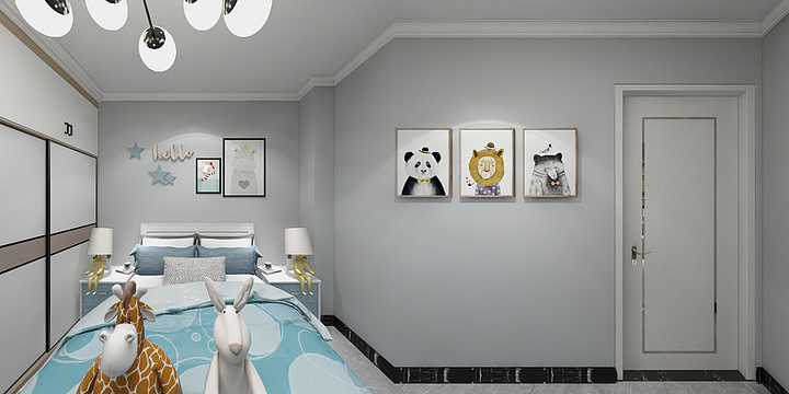 信胜装饰一阿信-孟集姜嘴小区100平方-装修设计方案