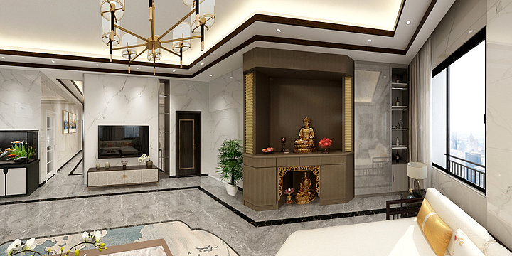 老卢先生-佳哥别墅效果图-装修设计方案