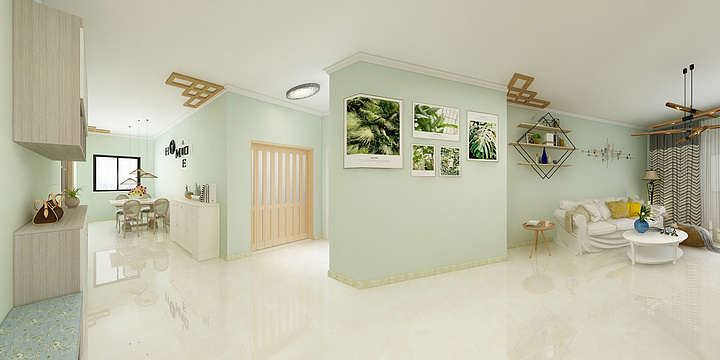 元灵儿-沁园春126田园，港式风格-装修设计方案