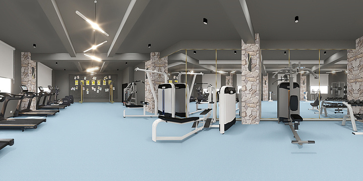列禾-方总健身房-装修设计方案