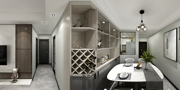 IliuliuI-景峰小户型-装修设计方案