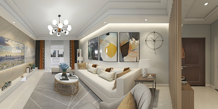 王君13201743352-春天里105平方-装修设计方案