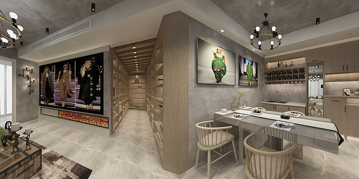 B柏亚诺原木高定-土家八千张三女士雅居-装修设计方案