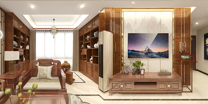 大网子-碧桂园.悦府郑总雅居-新中式202005-装修设计方案