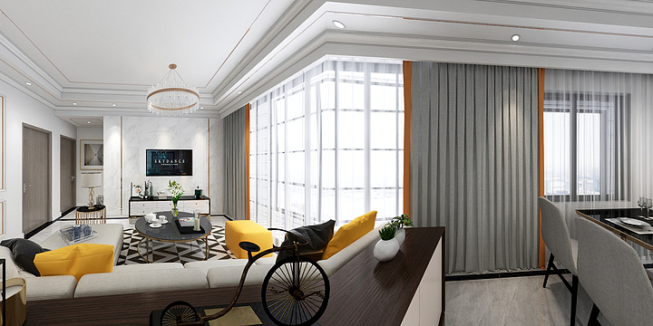 Dong不起-海棠湾现代轻奢A2户型-装修设计方案