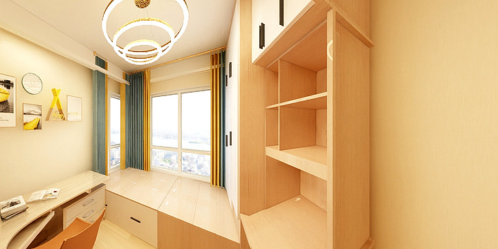 王大锤儿-正荣悦都荟-88平儿童房-装修设计方案