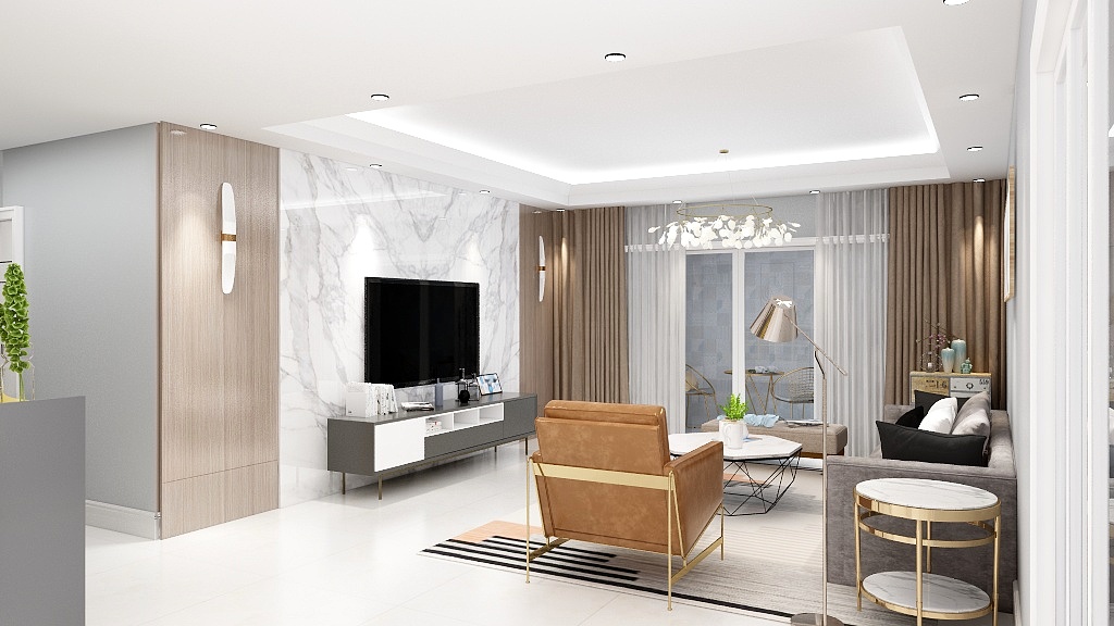 孔令维-汇仁阳光花园5#1D2604,120平70W-装修设计方案