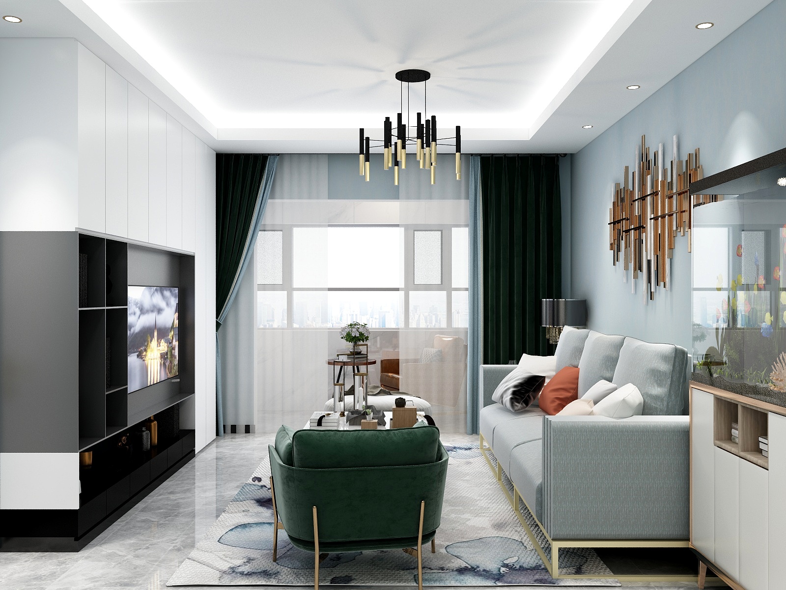 Designerwangjian-单姐效果-装修设计方案