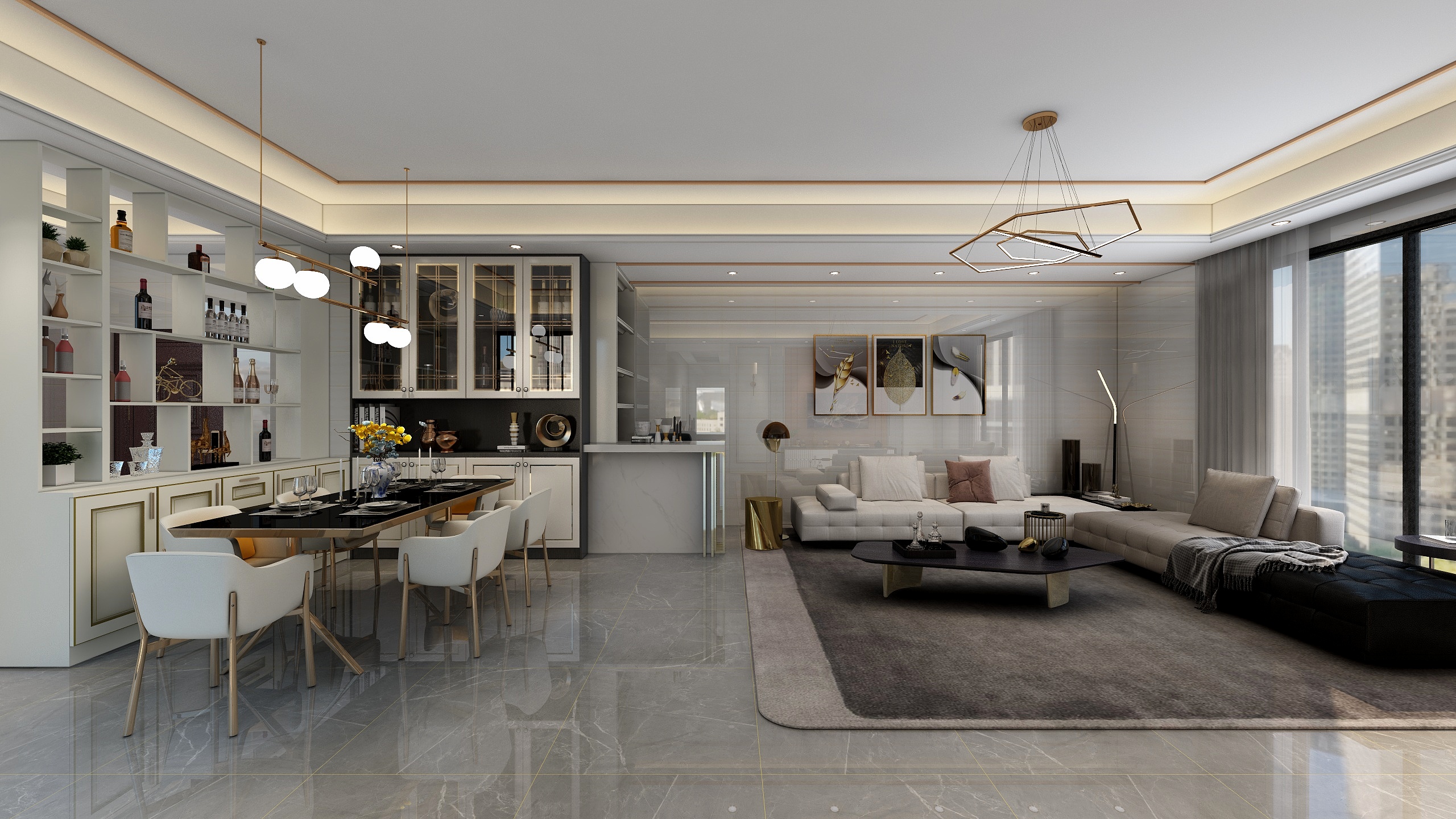 信者得爱week-景翠华庭E栋302-现代轻奢-装修设计方案