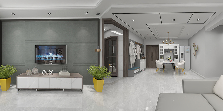 私人定制阳阳-寿阳公园国际3-1-1805-装修设计方案