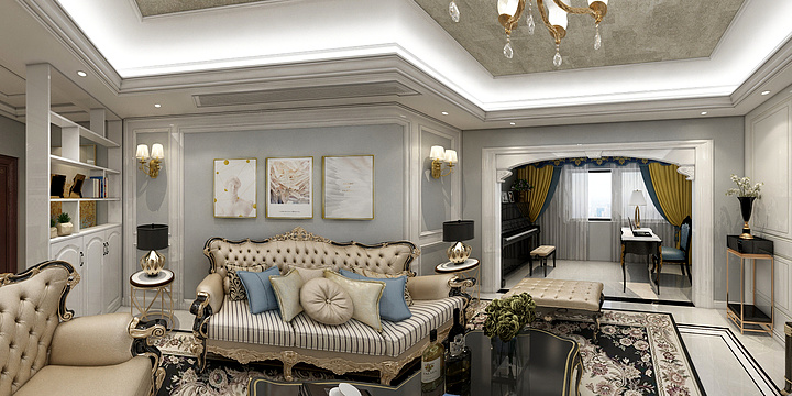 Design蒋-开屏花园-装修设计方案