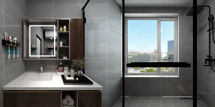 王晶uHcu-刘洋设计丨现代简约丨滟湖苑-装修设计方案