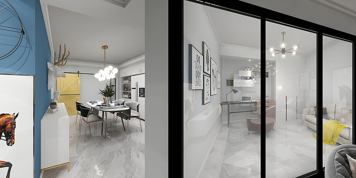 杨林-九州二区蒋姐效果图-装修设计方案