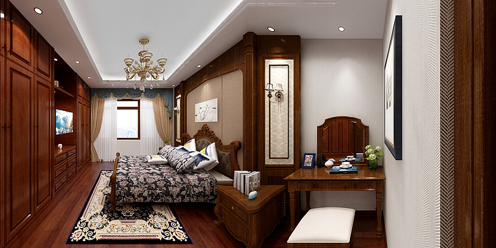 团子一米五-郭陆滩一层-装修设计方案