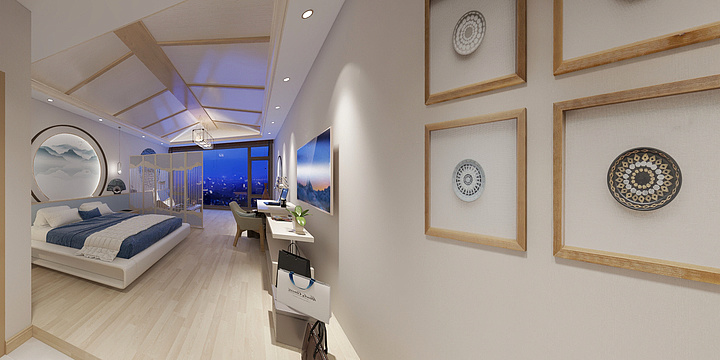 敬中南-云雾山庄样板间-装修设计方案