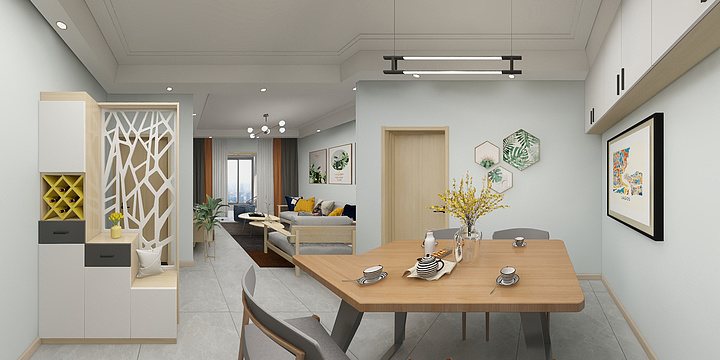 济源百居装饰-天玺中户六楼-装修设计方案