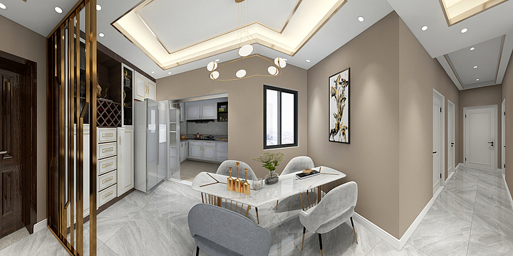 广安耳东室内设计-广发三号8-1401北欧小清新-副本-装修设计方案