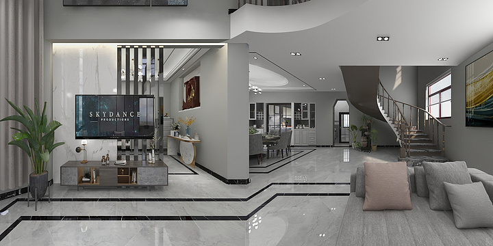 向冉-三层别墅-装修设计方案