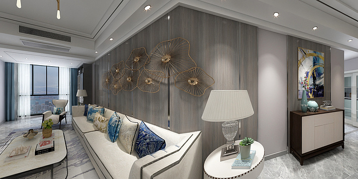 SK设计机构-巴南李健现代轻奢-装修设计方案