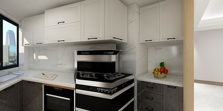 整体橱柜衣柜定制-沙区公务员小区3-装修设计方案