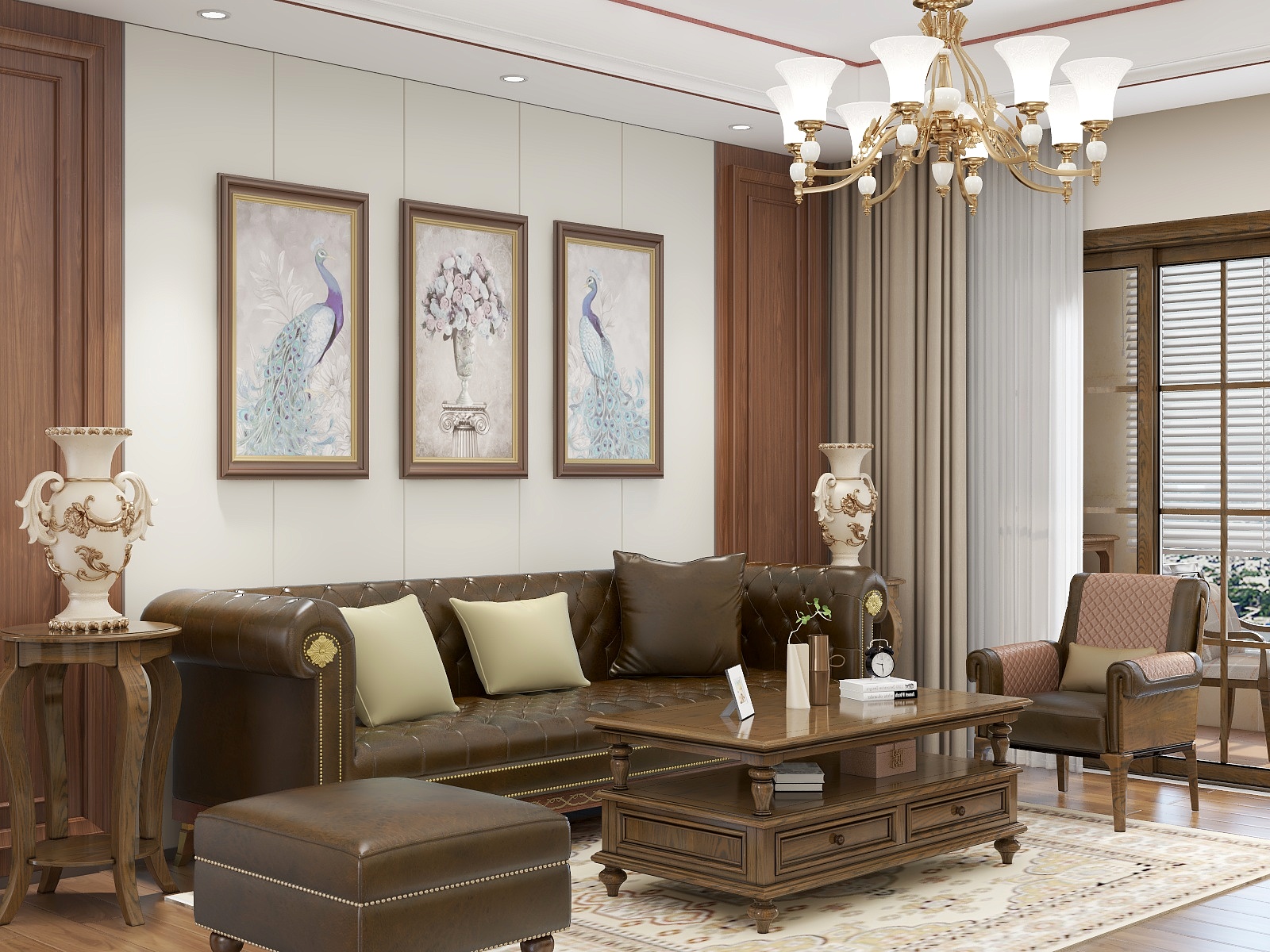 行者漫游720-JKD佳兆业-80方经典美式-装修设计方案