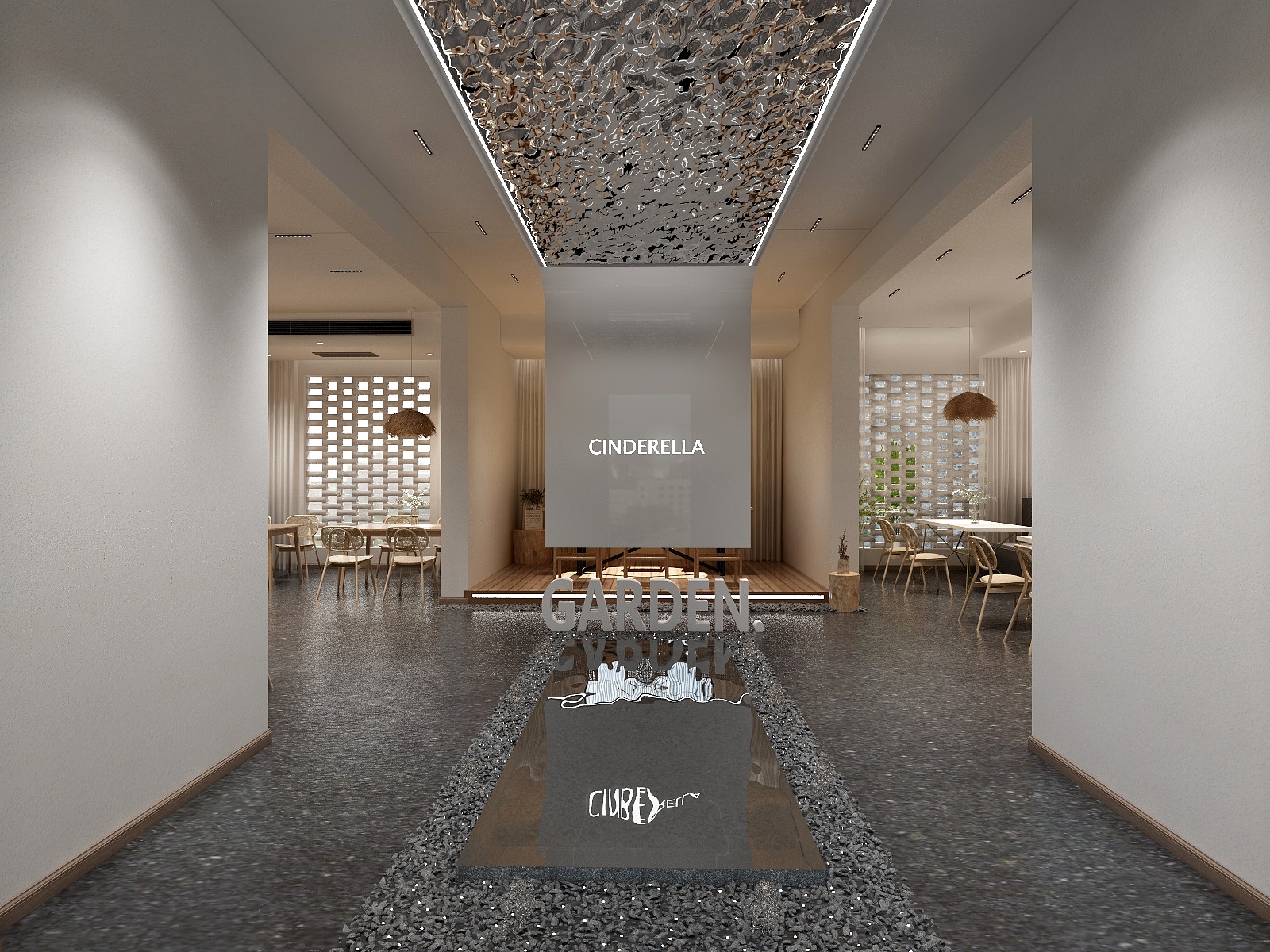 华宁创艺空间设计-咸阳029不盐餐厅装修效果图