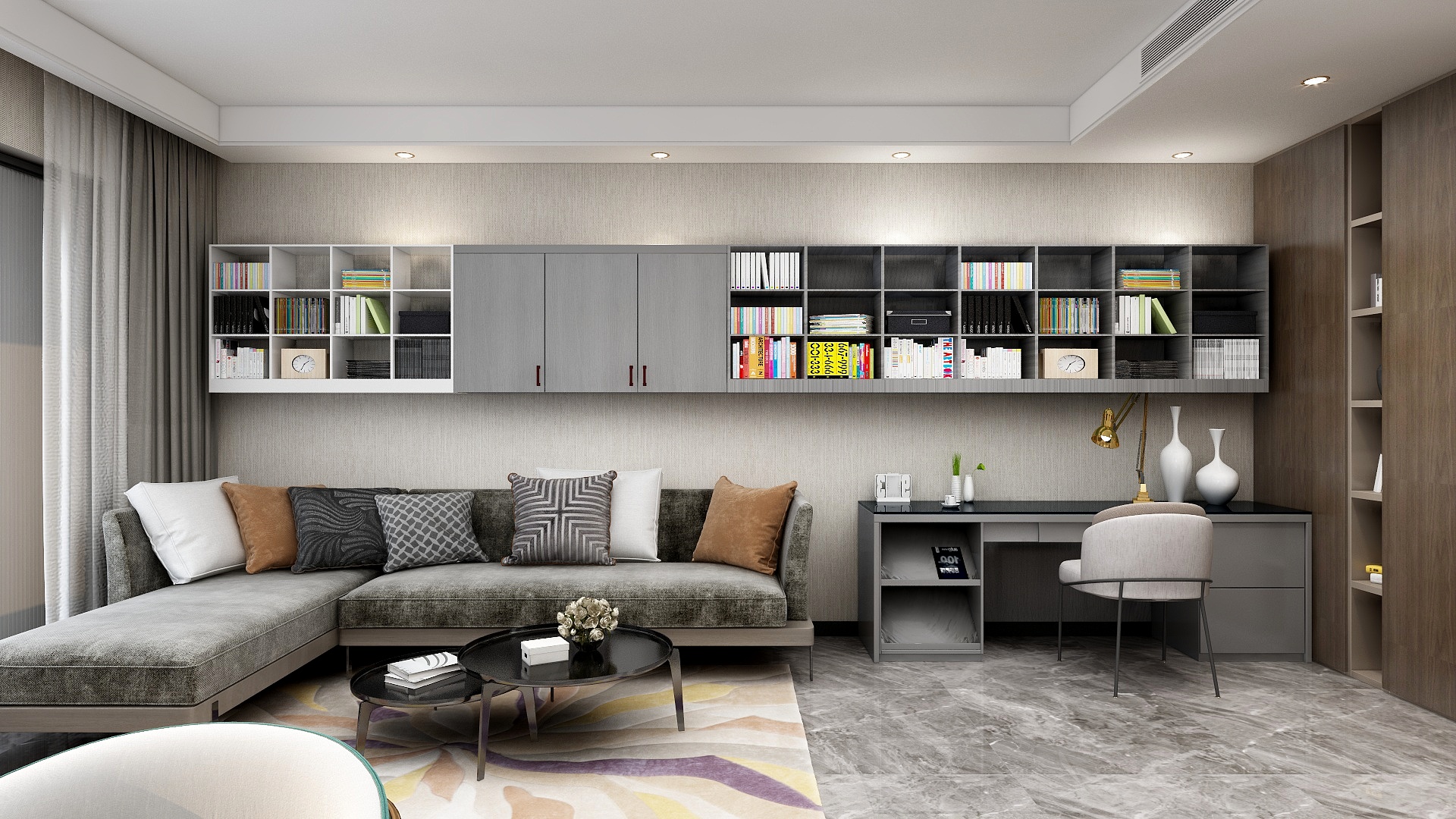 沉樱沉樱-德信海德公园83.00㎡A2’3室2厅1卫1厨-装修设计方案