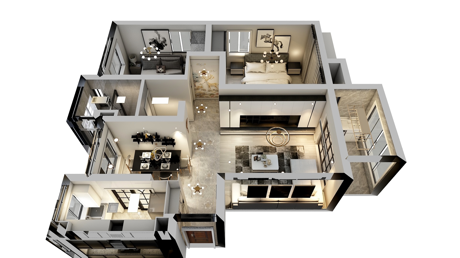 设计D8-梧桐苑≡景汇佳苑19号1401室-装修设计方案
