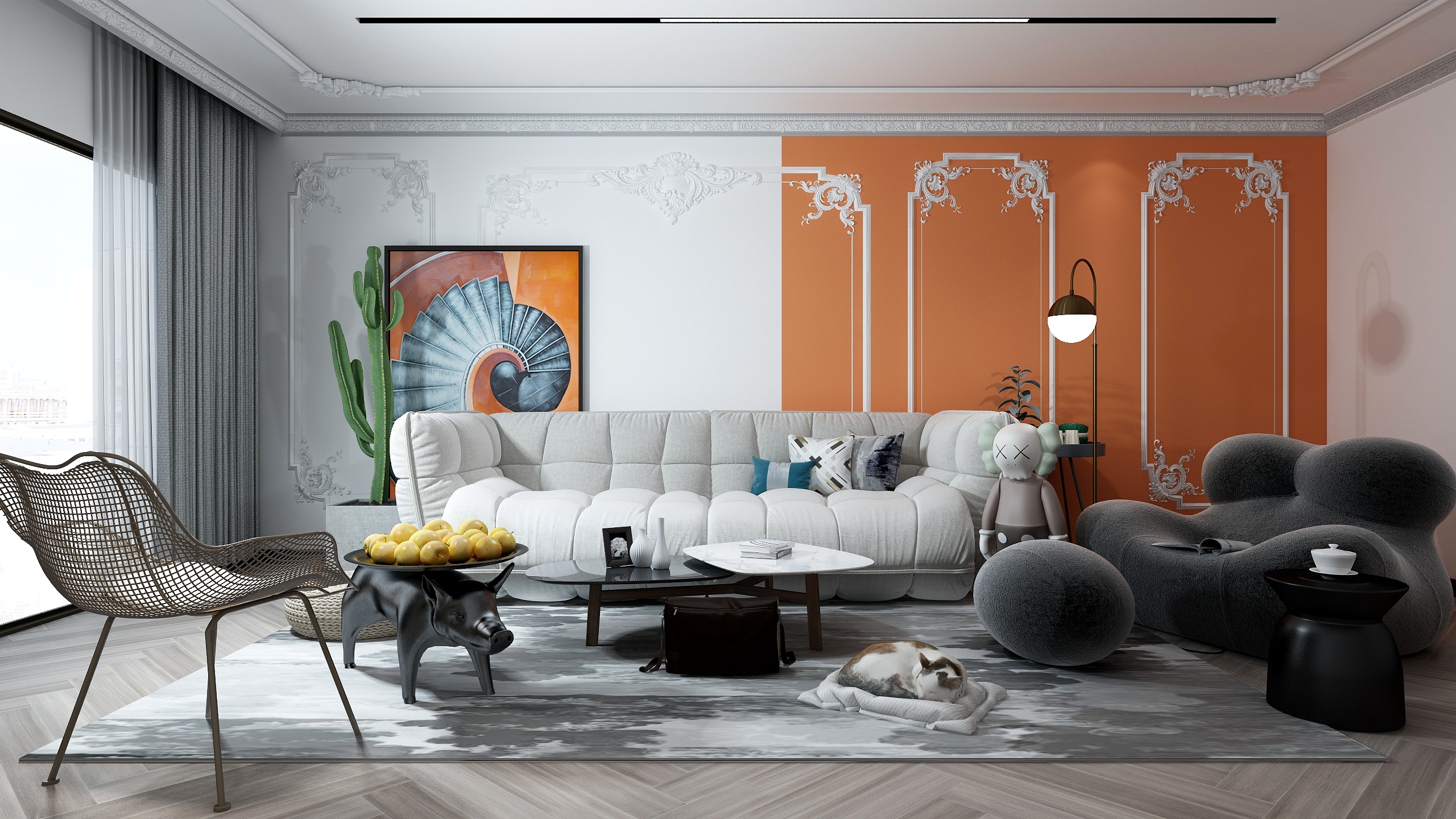 饰室设计-单客厅-装修设计方案