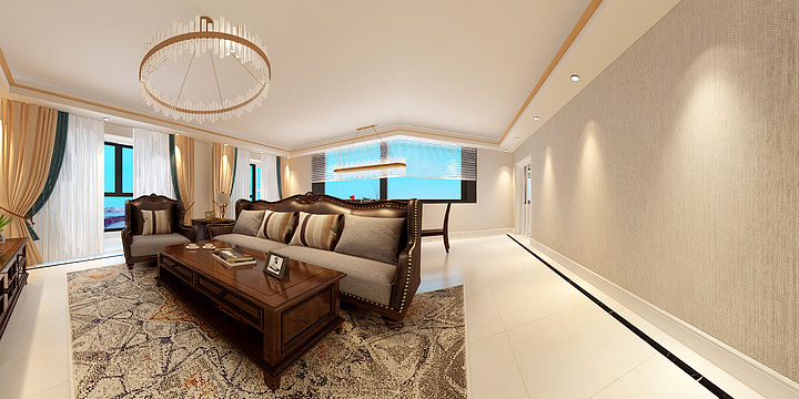 谭芬芬软装设计-欢乐海岸三期18幢1104室-装修设计方案