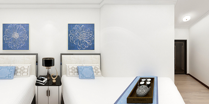 -云鸢--翡翠墅负一楼卧室-装修设计方案