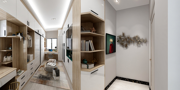 科凡定制s-万姐三楼正式版-装修设计方案