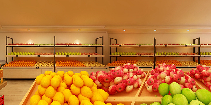 流年那么伤-水果店设计-装修设计方案