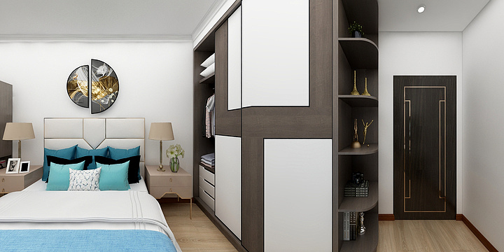 杨设计师Y-25号楼A户型----现代简约风格-装修设计方案