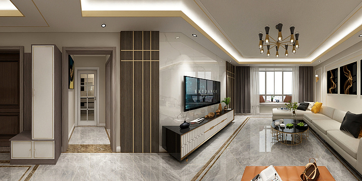 梵美装饰工程有限公司喆喆-天成和园-第二套方案-装修设计方案