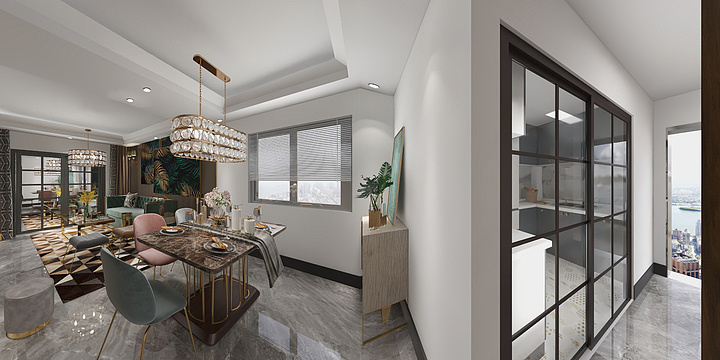 Taylor乐儿-2室一厅-装修设计方案