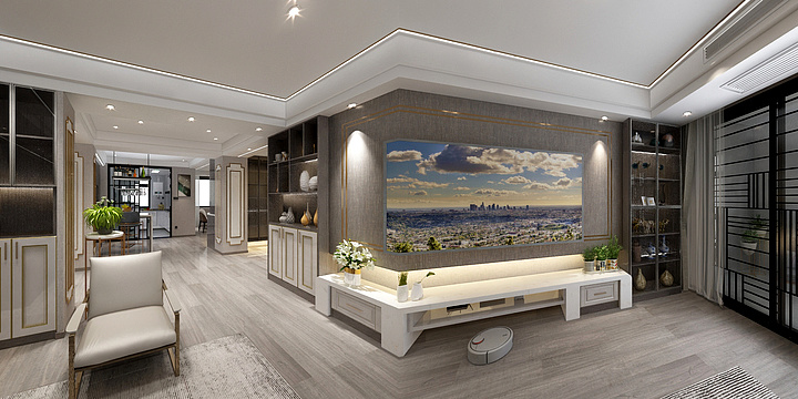 鑫森工作室-宛陵湖16-1101新中式-装修设计方案