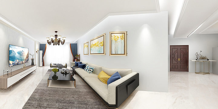 布老虎软装-万达广场-装修设计方案