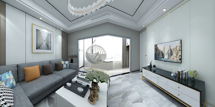 SingularPoi-保和墨水湾-优个家全屋定制-装修设计方案