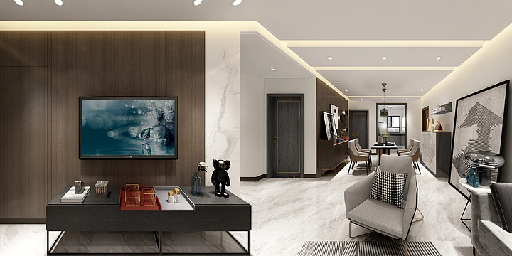 淡陌丶-格调-现代风格-装修设计方案