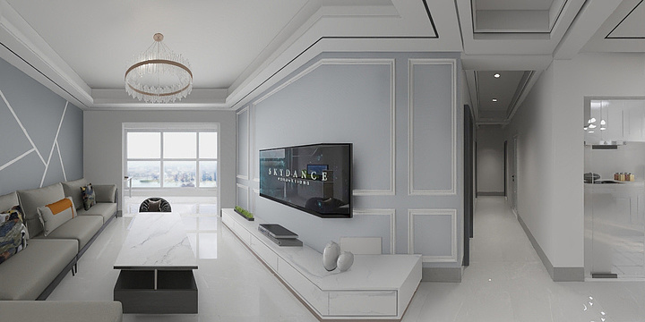 六盘水景忆装修装饰建筑有限公司-六盘水星筑中央公园2-装修设计方案