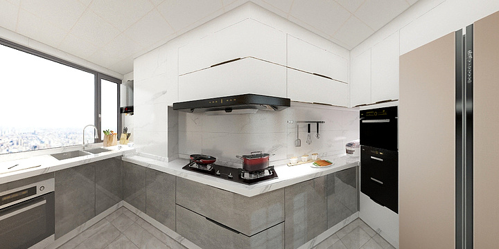 厨博士定制厨柜-江山一号12栋管生-装修设计方案